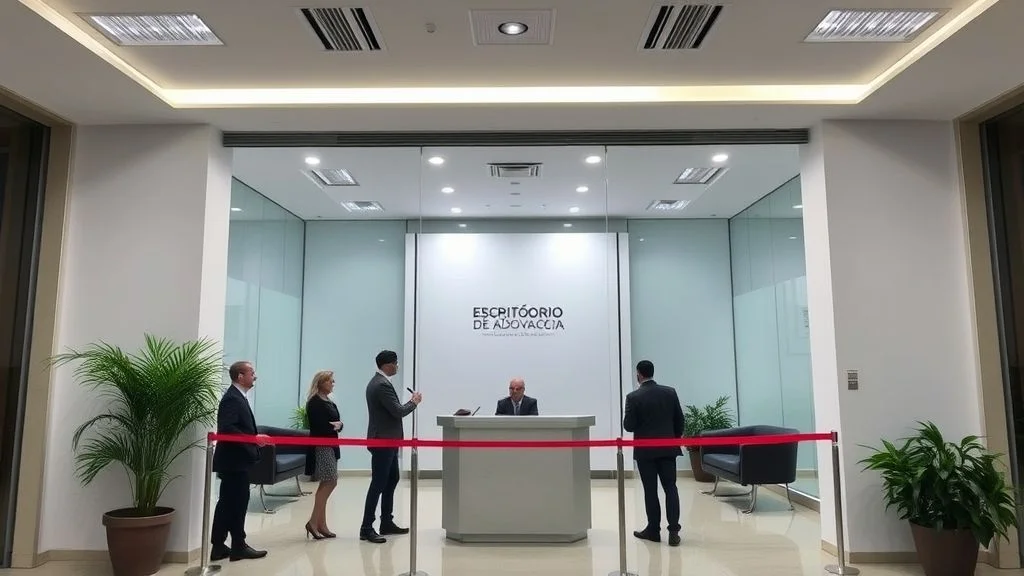 Como fazer inauguração de escritório de advocacia?