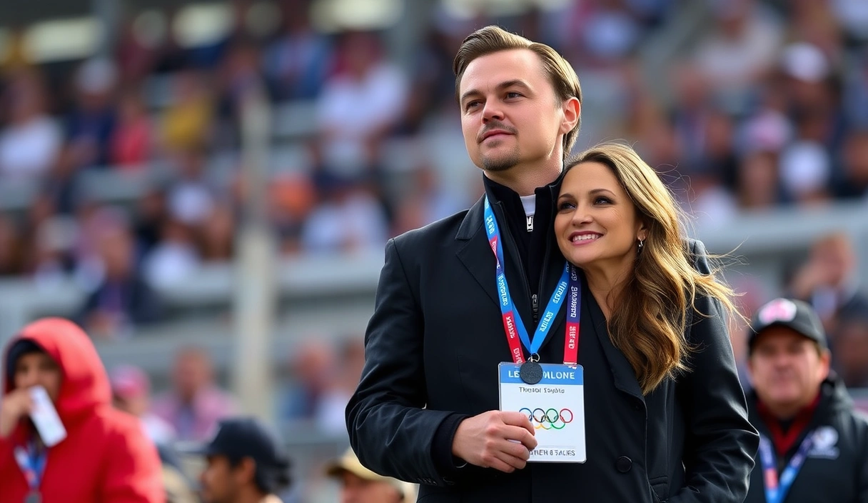 Leonardo DiCaprio e sua namorada brilham nas Olimpíadas
