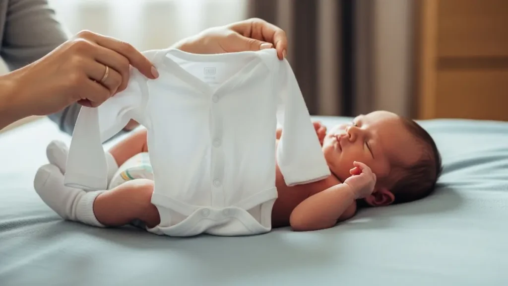 Como vestir corretamente um bebe recém nascido