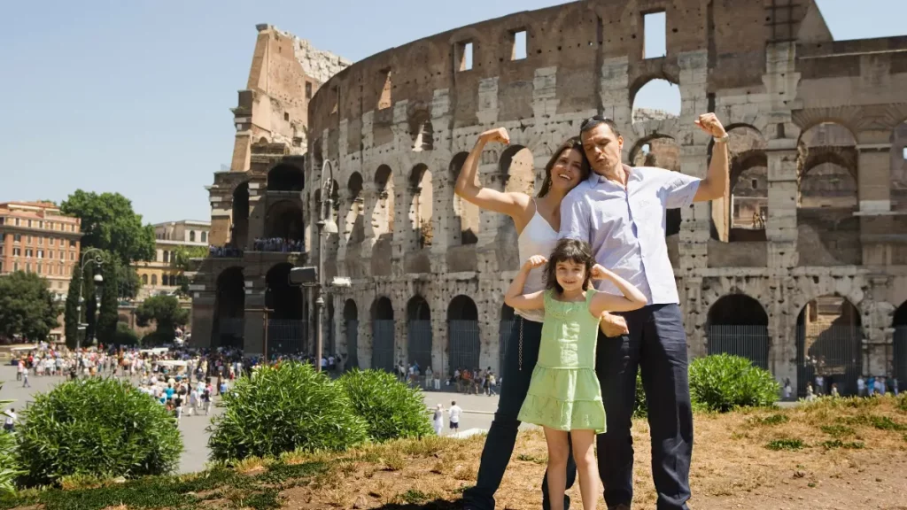 Roma com crianças