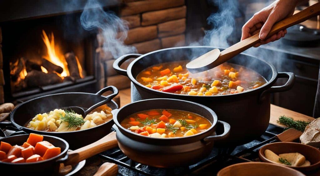 Melhor panela para fogão a lenha: resistência e distribuição uniforme de calor Melhor Panela para Fogão a Lenha