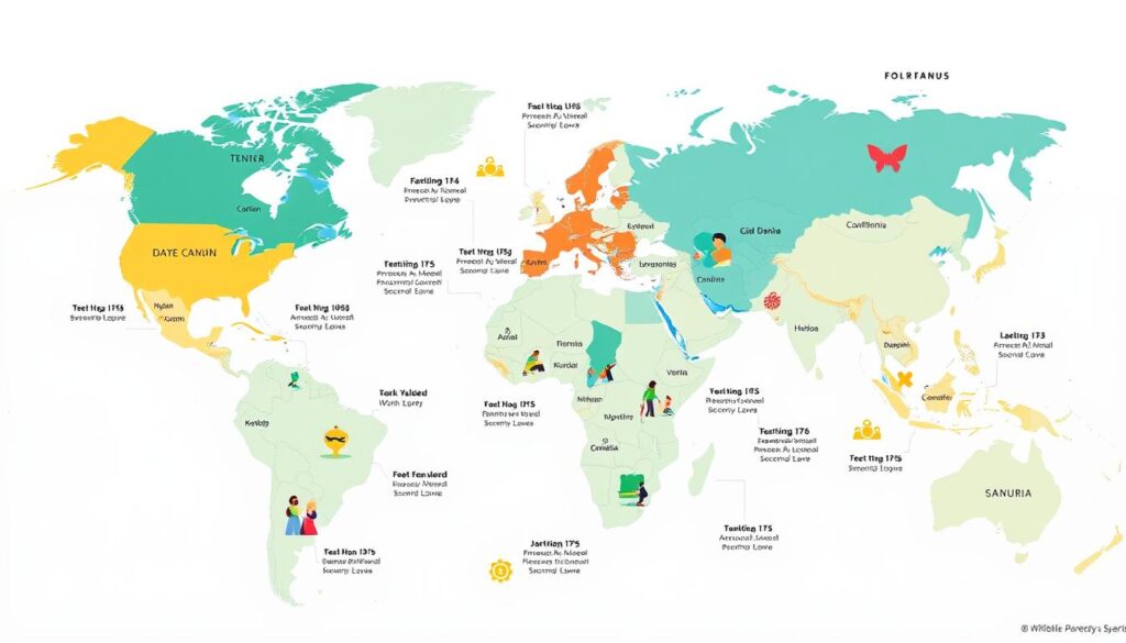 Comparação da licença parental no Brasil e no mundo