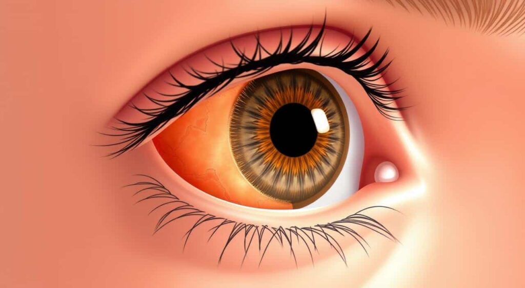 o que causa gordura nos olhos