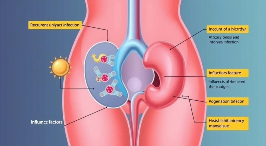 o que causa infecção urinária feminina recorrente