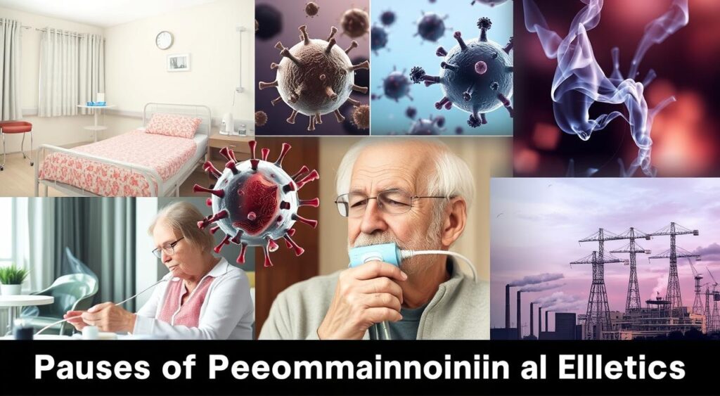 o que causa pneumonia em idosos