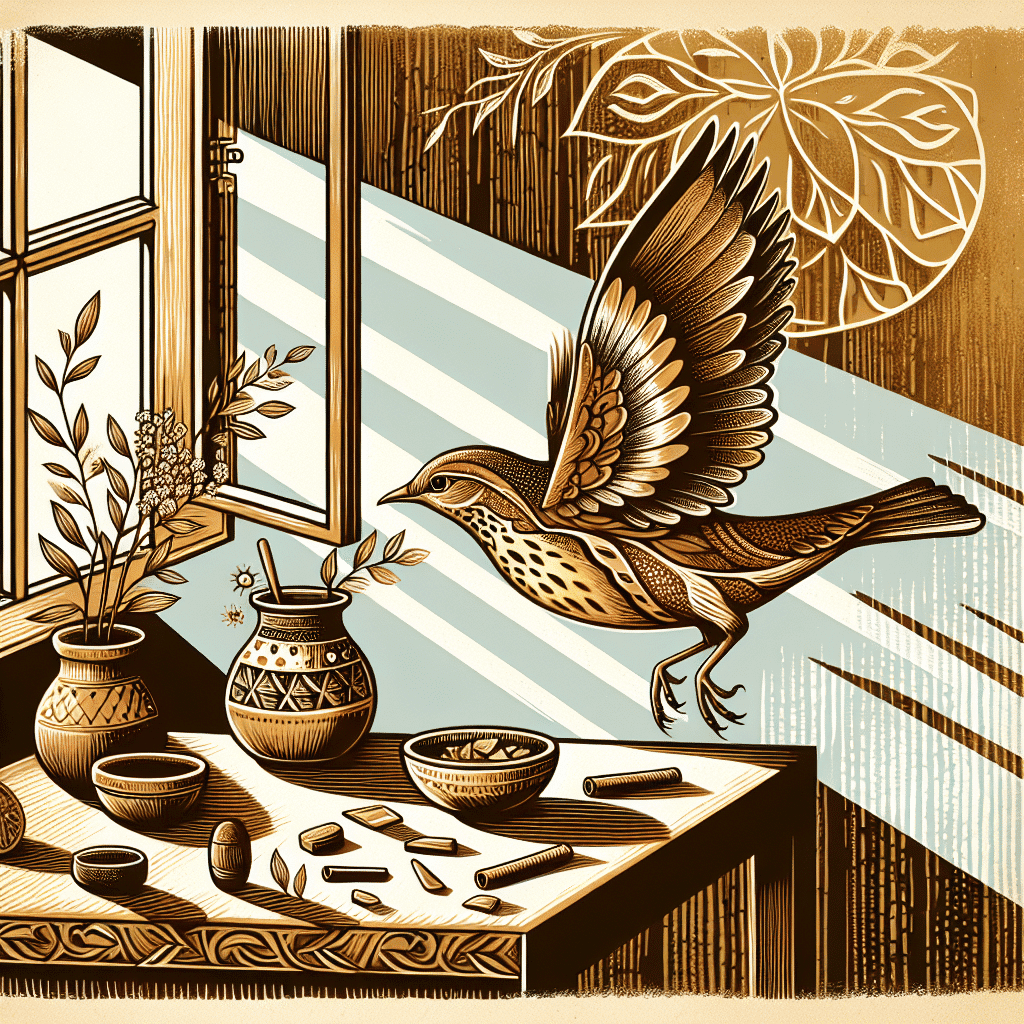 Qual o significado da entrada de um sabiá em nossa casa? Qual o significado da entrada de um sabiá em nossa casa?