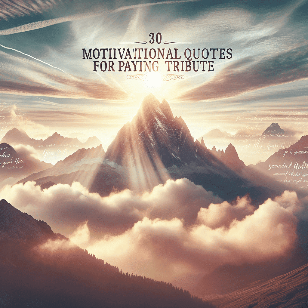 30 citações motivadoras para prestar homenagens 30 citações motivadoras para prestar homenagens