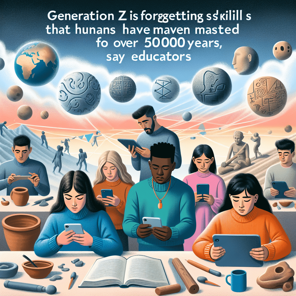 Geração Z está esquecendo habilidades que os humanos dominam há mais de 5 mil anos, afirmam educadores Geração Z está esquecendo habilidades que os humanos dominam há mais de 5 mil anos, afirmam educadores