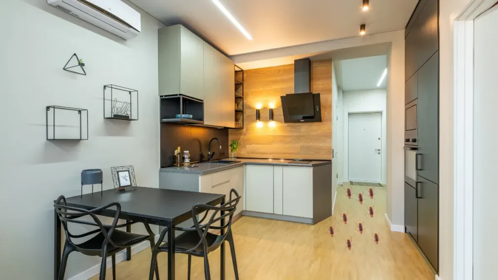 Por onde as baratas entram em apartamentos