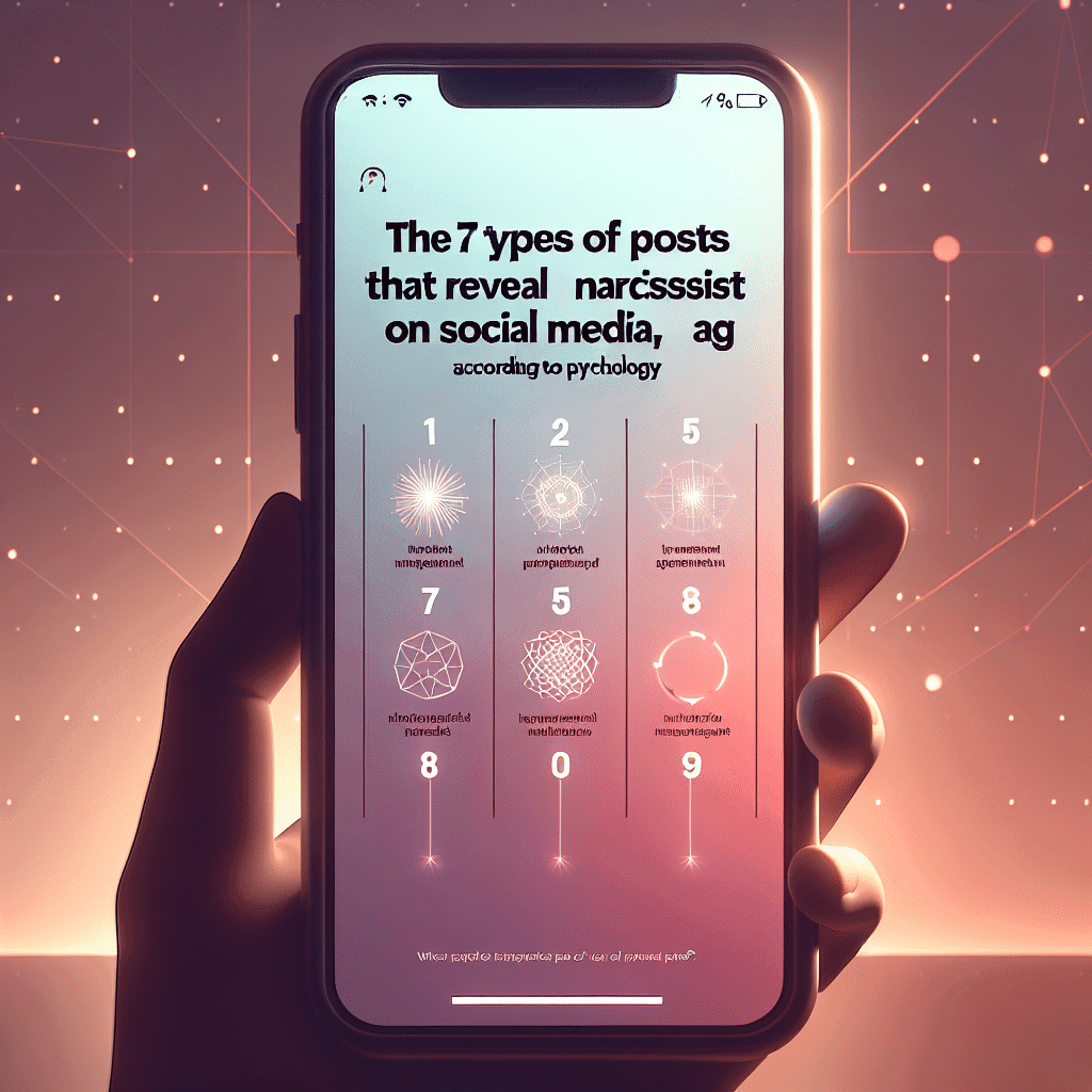 Os 7 tipos de postagens que revelam uma pessoa narcisista nas redes sociais, de acordo com a psicologia.