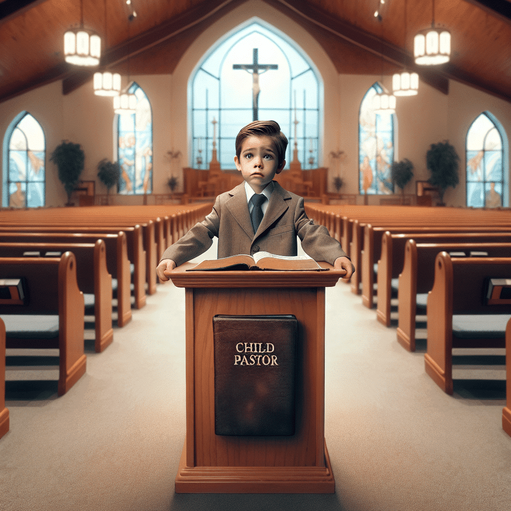 Pastor mirim famoso nas redes sociais é impedido de conduzir cultos Pastor mirim famoso nas redes sociais é impedido de conduzir cultos