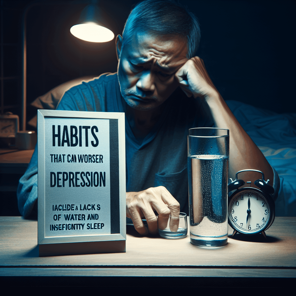 Hábitos que podem agravar a depressão incluem falta de água e sono insuficiente – Hábitos que podem agravar a depressão incluem falta de água e sono insuficiente -