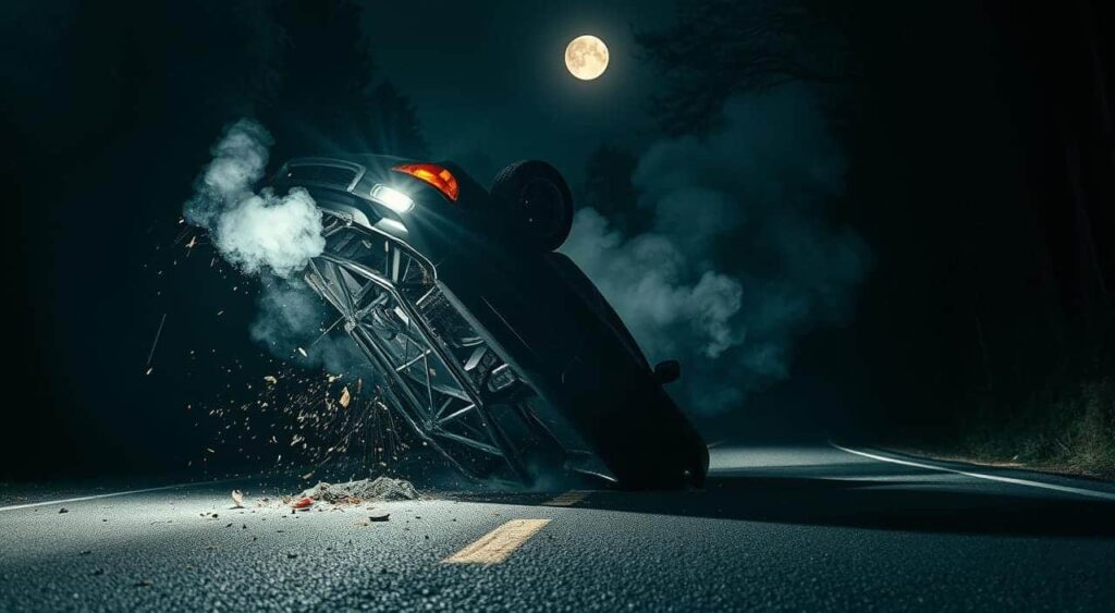 sonho com carro capotando