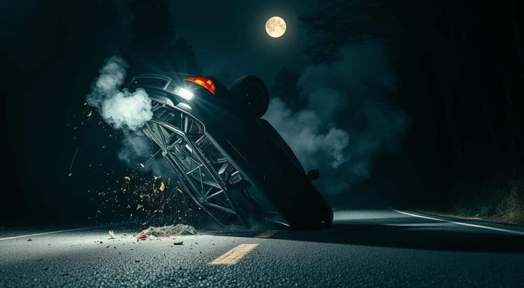 sonho com carro capotando
