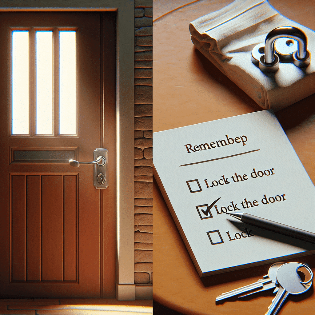 Técnica simples ajuda a lembrar se a porta foi trancada – Técnica simples ajuda a lembrar se a porta foi trancada -