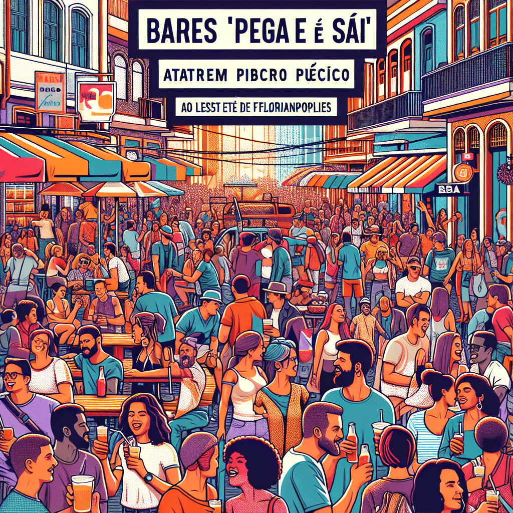 Bares ‘pega e sai’ atraem público ao Centro Leste de Florianópolis Bares 'pega e sai' atraem público ao Centro Leste de Florianópolis