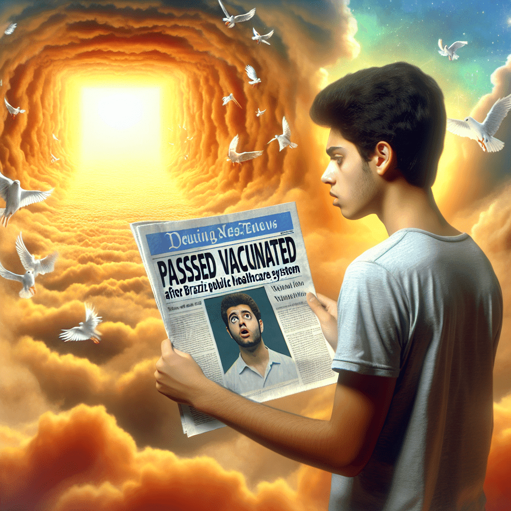 Jovem descobre que faleceu após vacinação no SUS Jovem descobre que faleceu após vacinação no SUS