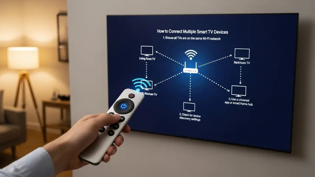 Como conectar múltiplos dispositivos Smart TV