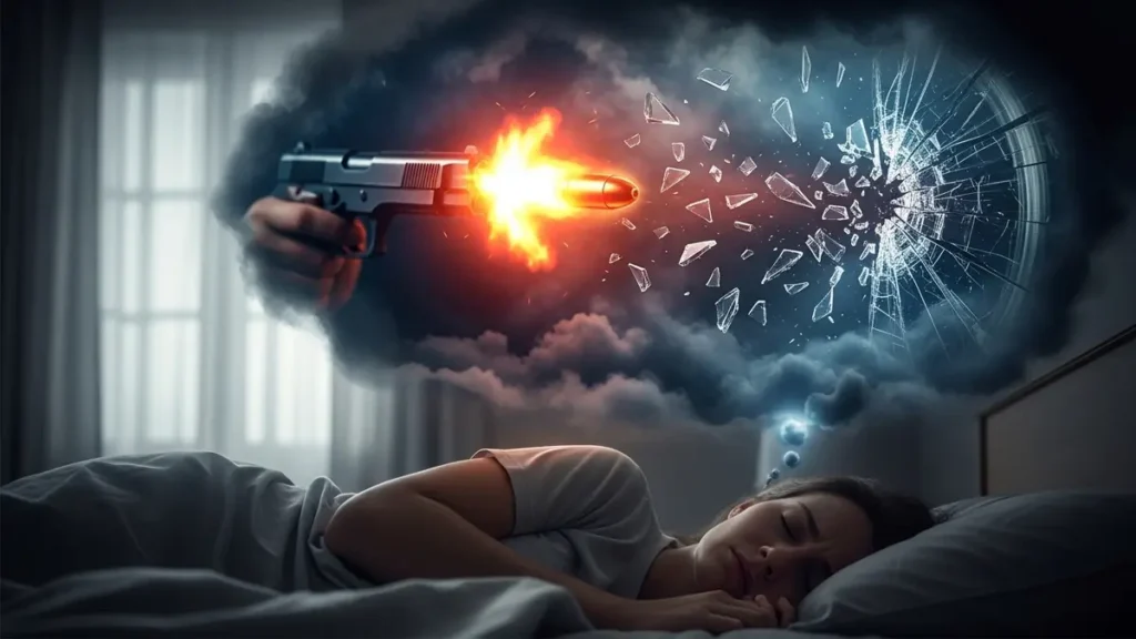 O que significa sonhar com tiro