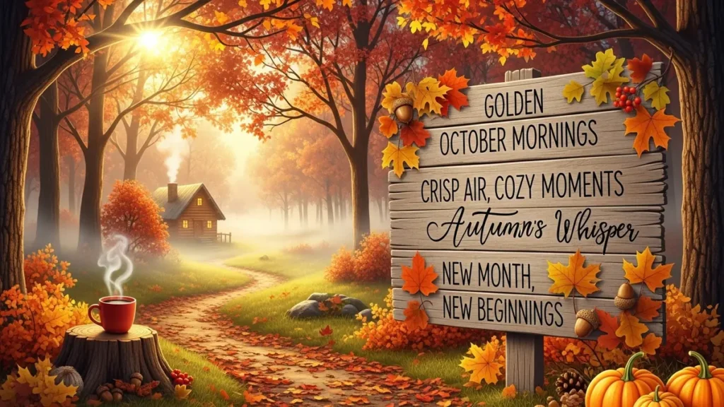 Outubro: 50 frases para inspirar o início do mês