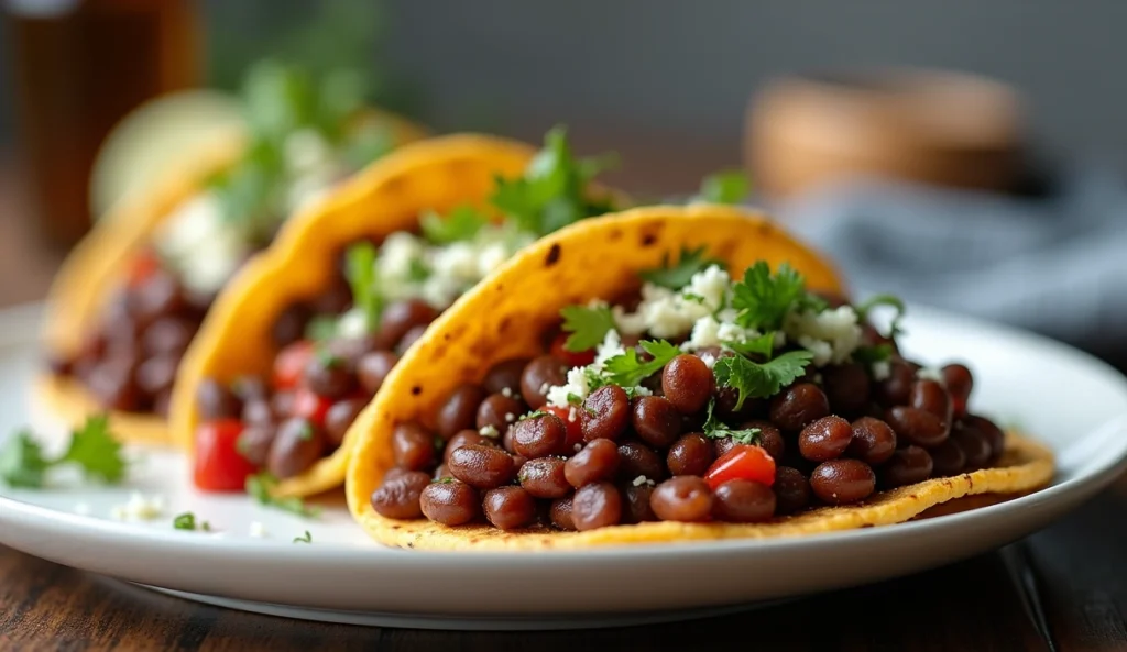 Brazil's crispy black bean tacos for easy weeknights
