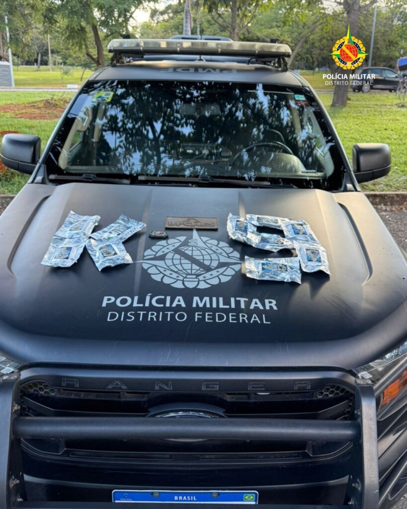 Cão da PMDF apreende R$ 100 mil em drogas em rodoviária