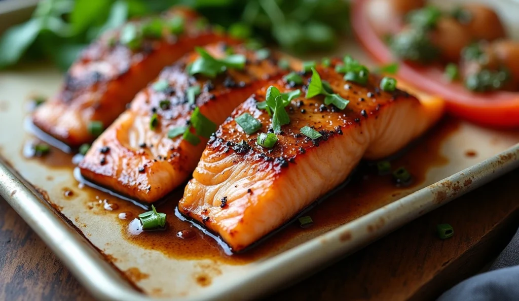 Brazil Balsamic Salmon Sheet Pan Is Easy Dinner Winner