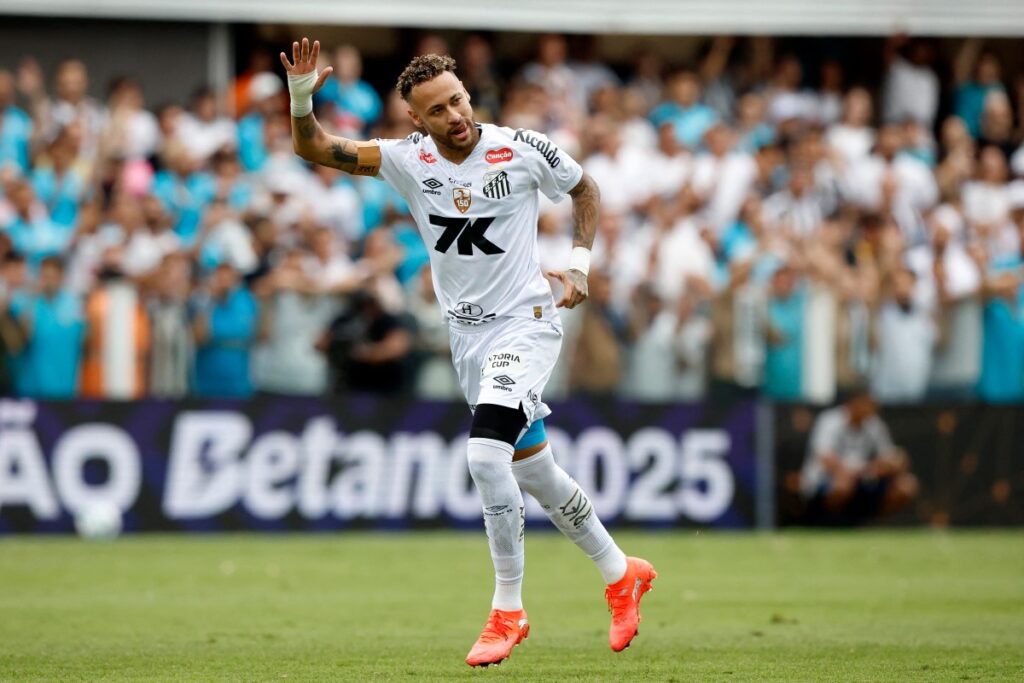 Neymar marca na despedida da Vila, e Santos vence Bragantino
